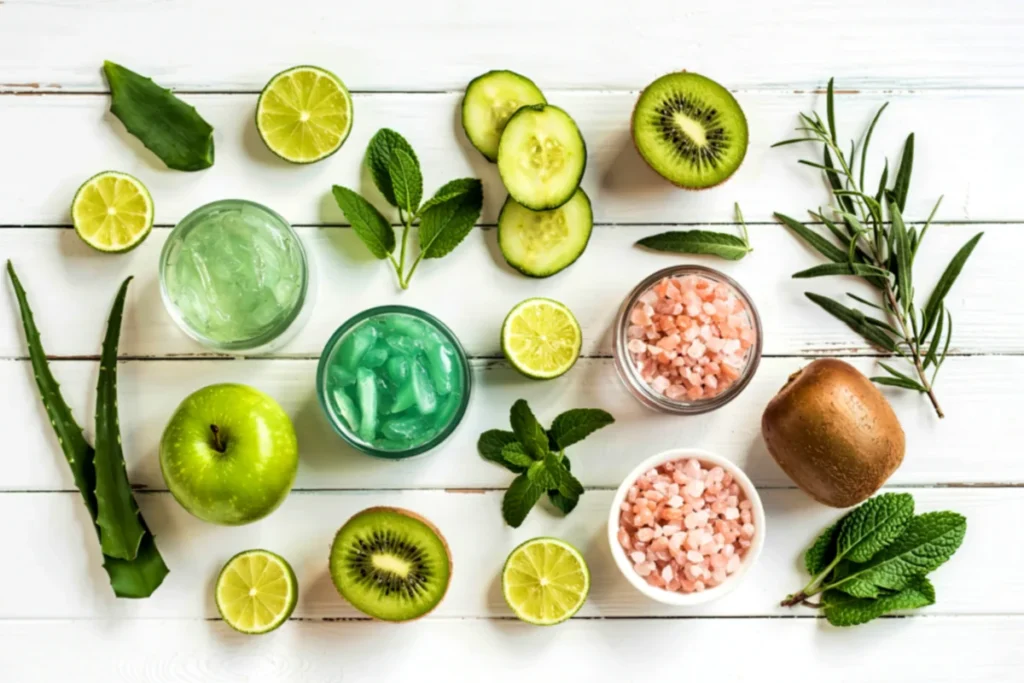 Ghar ke natural ingredients glowing skin ke liye.